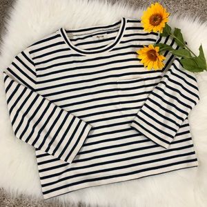 Madewell striped tee XS